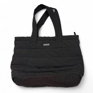 Reebok Black Quilted Tote Bag